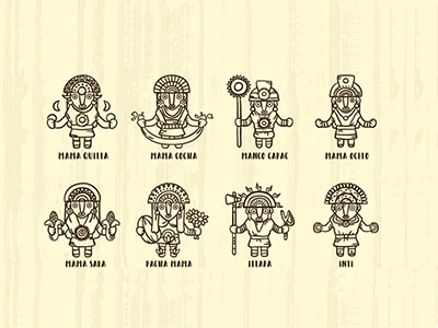 Conoce a los dioses INCAS